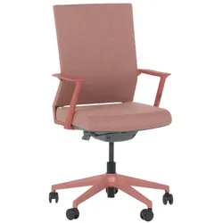 Carmen KLAWER Ergonomischer Bürostuhl mit Lordosenstütze – Rot