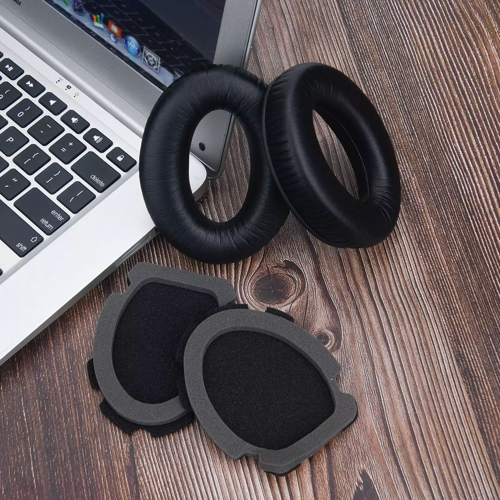 INF Coussinets d'oreille pour Bose Aviation X A20/A10 1 paire Noir