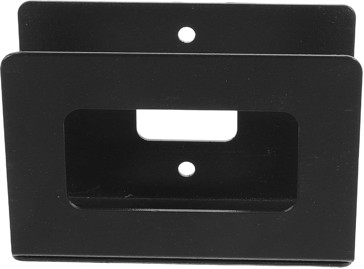 Zwarte Wandhouder Weegschaal Muurbeugel Organizer - 10 x 6,5 cm