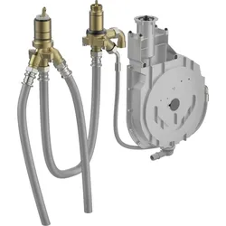 Hansa UP-Rohbauset Bade- und Brausearmatur Hansa 5303 DN20, Wannenrandmontage, Unterputz, Chrom