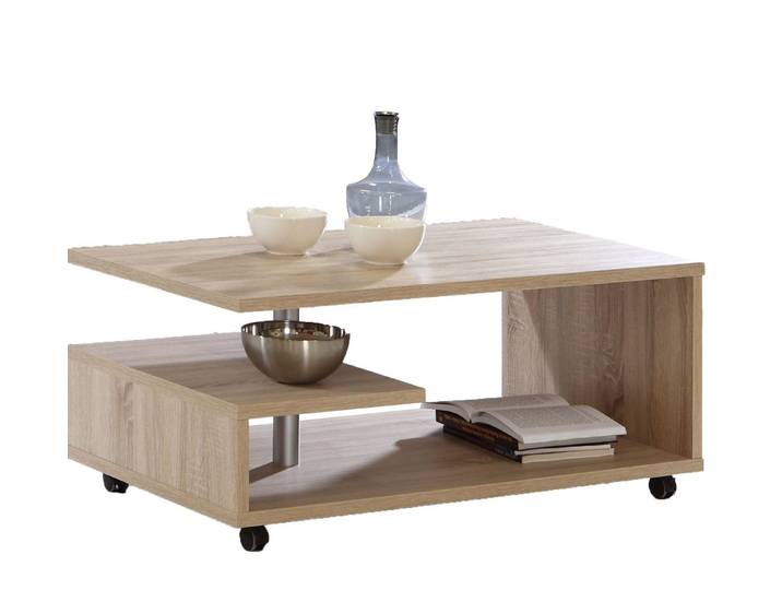 Newroom Couchtisch Eiche Antik 105 cm, Couchtisch Eiche Antik Modern Wohnzimmertisch Sofatisch Wohnzimmer