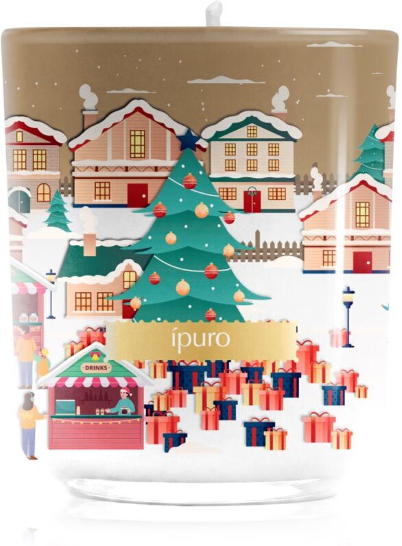 ípuro Christmas Town Glamour Night scented candle with lid 270 g
