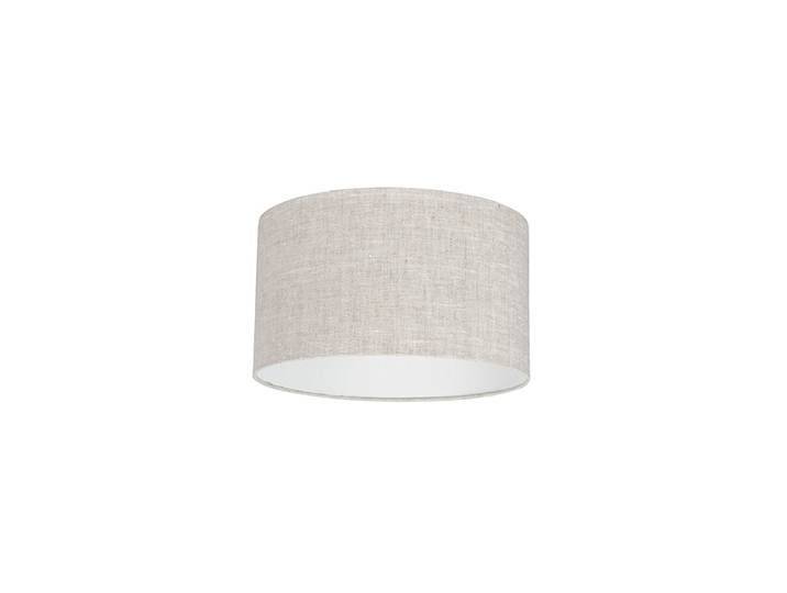 Stoffen lampenkap lichtgrijs rond 35/35/20