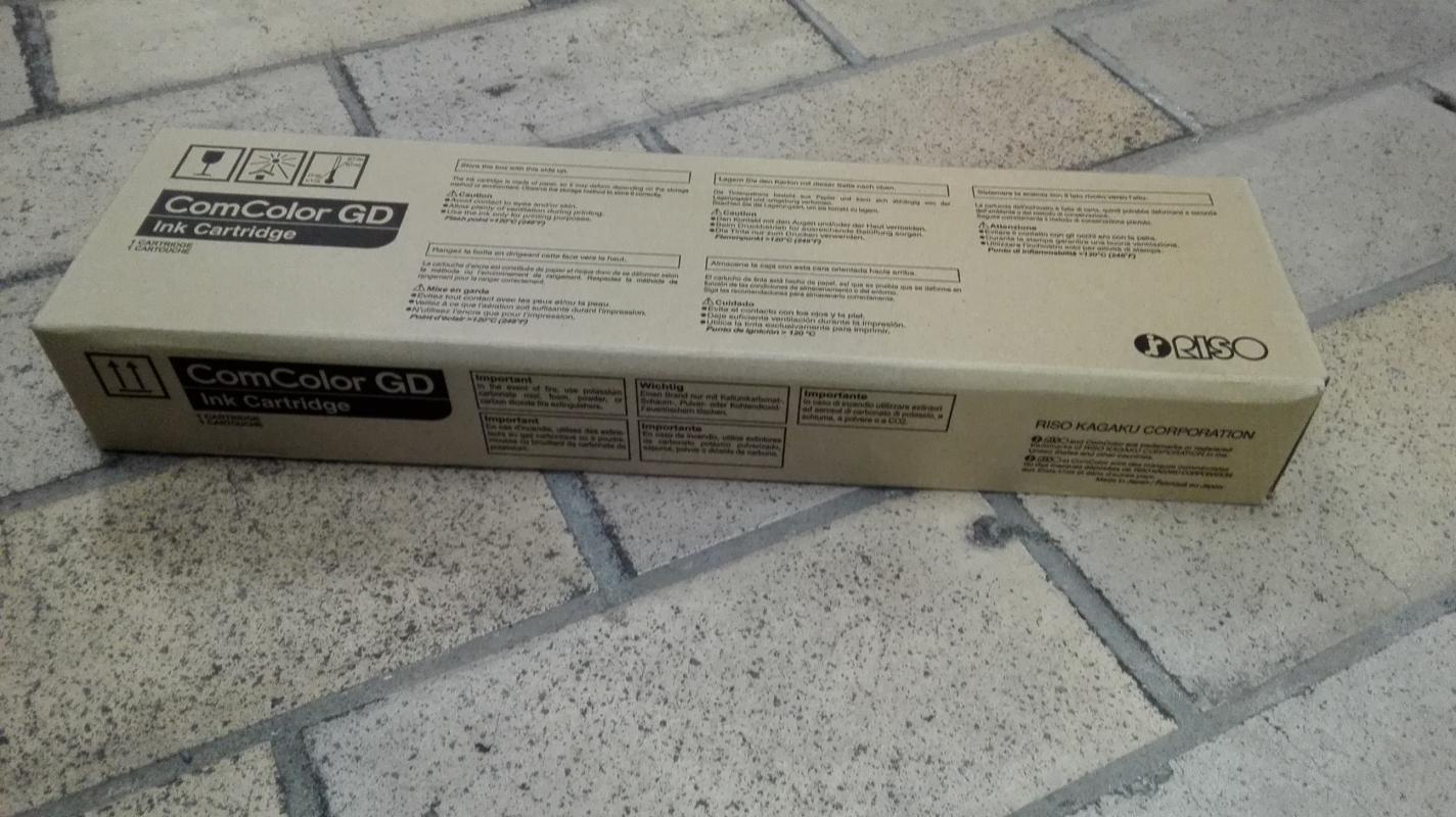 Riso S-7281E Tinte Cyan 1-Liter für Riso ComColor GD-7330/GD-9630