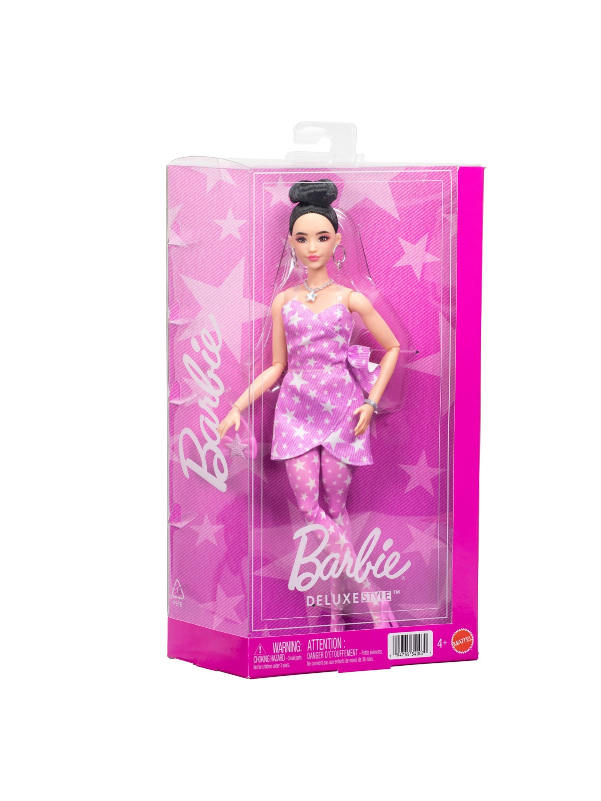 Barbie Deluxe Style Pinker Denim-Stern-Wickel Asian