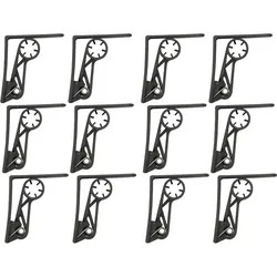 Tischtuchklammern 12er-Set Anthrazit – 6x5.3 cm - Robuste Tischdeckenhalter für Gartenfeste & Hochzeiten – Einfache Montage - Schonen den Stoff