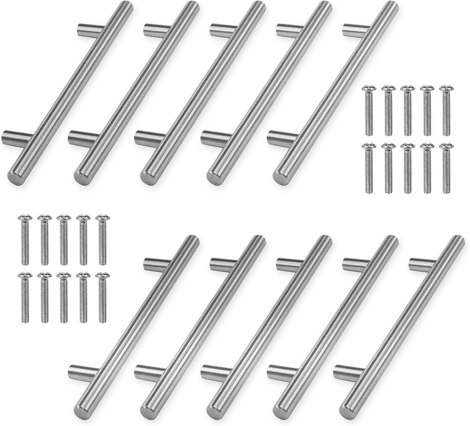 Kastgrepen 96mm - RVS geborsteld - SnelShoppen