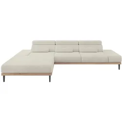 ELEKTRISCHES ECKSOFA Links MONA 316x205x85 Creme Cord
