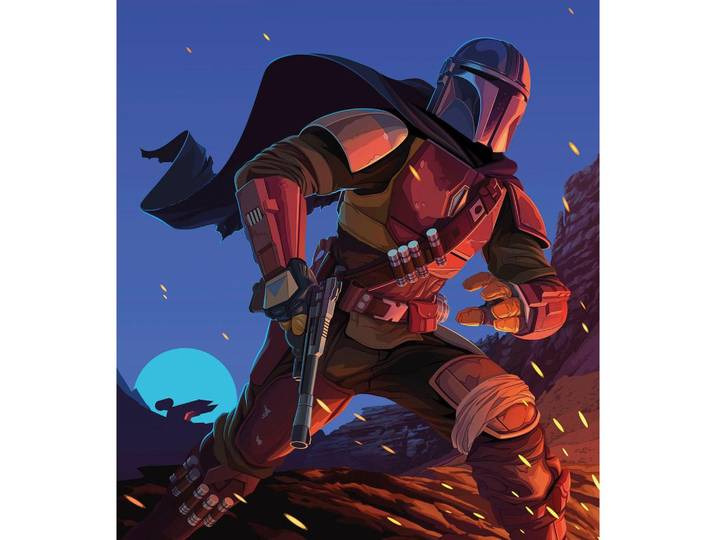 FOTOTAPETE THE MANDALORIAN BIG AMBUSH