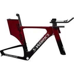Specialized S-Works Shiv LTD Rahmenset Gloss Maroon Tarmac Black Metallic White Silver, Rahmenhöhe S