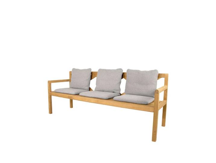 Cane-line Banc Grace 3 places Light grey, teak