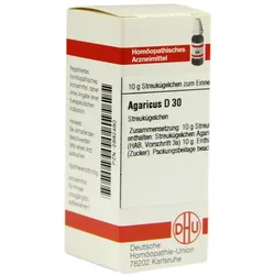 Agaricus D 30 Globuli 10 g