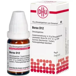 BORAX D 12 Globuli 10 g