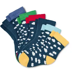 Tchibo - 7 Paar Babysocken - Baby - Gr. 13-15 - dunkelblau/jacquard