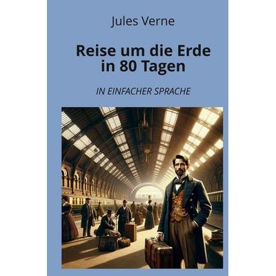 Reise um die Erde in 80 Tagen: In Einfacher Sprache, Taschenbuch von Jules Verne, Tolino media, 978-3-7592-3234-2
