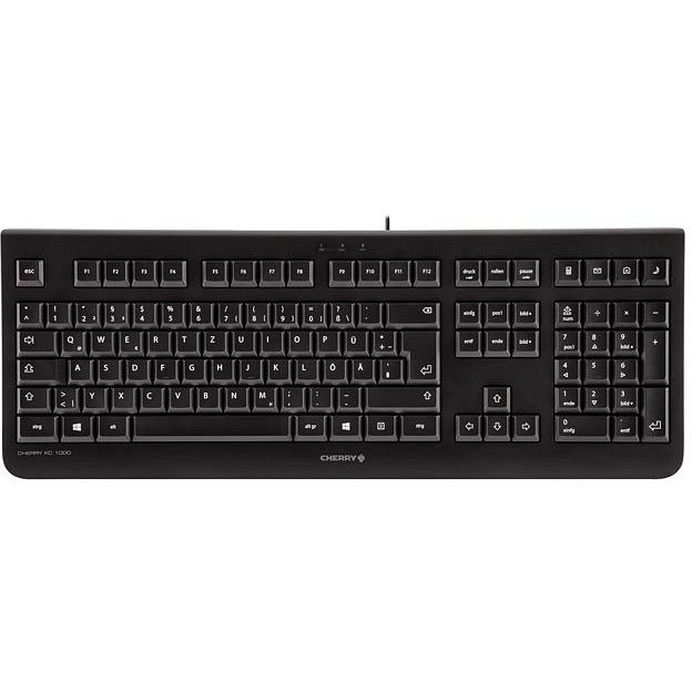 Cherry KC 1000 Tastatur kabelgebunden, Schwarz