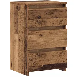 vidaXL Nachttische 2 Stk. Altholz-Optik 40x35x62,5 cm Holzwerkstoff