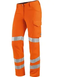 Damen Warnschutz Bundhose "2018-845" Hi-Vis Comfort - 36 - warnorange