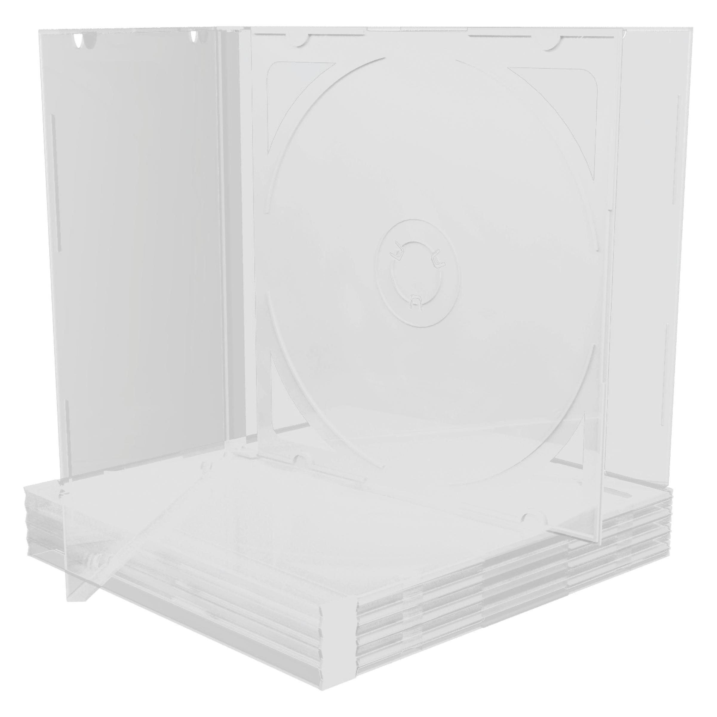 MediaRange CD-Leerhülle für 2 Discs transparentes Tray (BOX31-T-2)