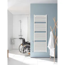 Zehnder Design-Heizkörper Toga Austausch, 1760x35x500 mm, Light Beige, wahlweise rechts oder links anschlussbar