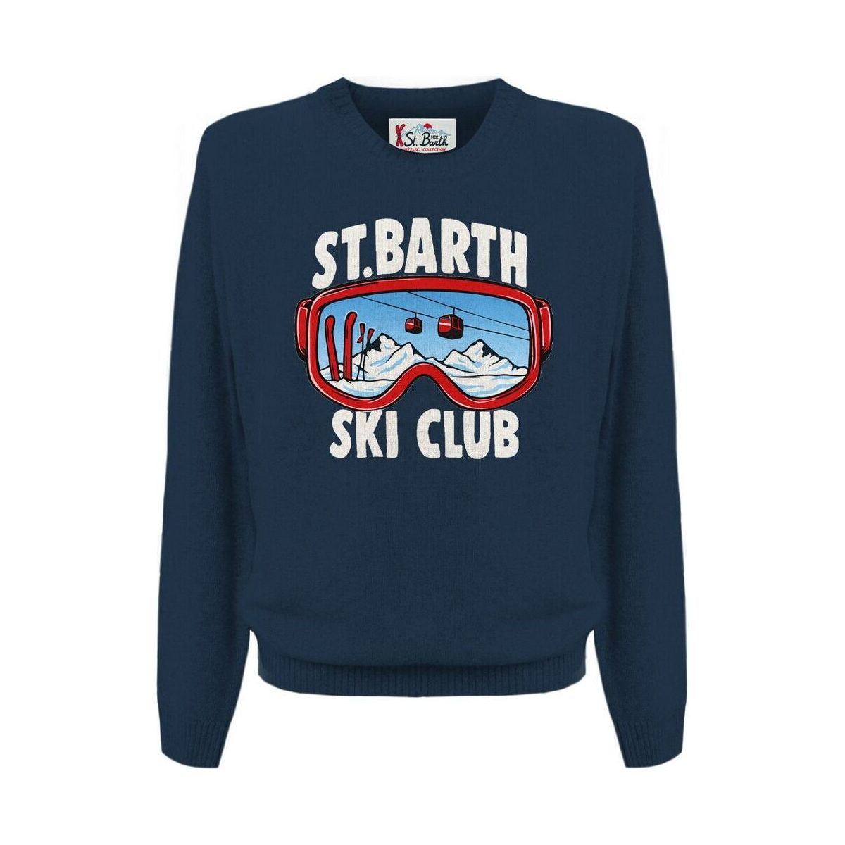 MC2 Saint Barth Heron Round-neck Sweater sb ski club mask 61 (03519M) XL HER000103519M-03519M-XL