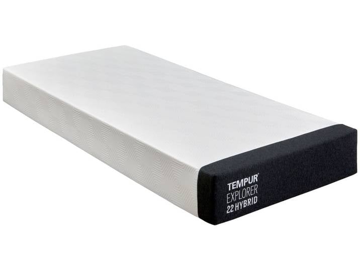 Tempur Viscomatratze 80x200 EXPLORER HYBRID, grau, Stoff