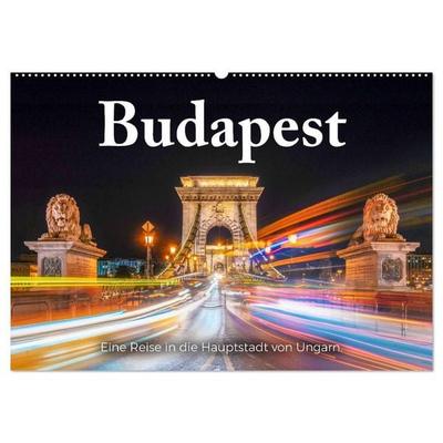 Budapest - Eine Reise in die Hauptstadt von Ungarn. (Wandkalender 2027 DIN A2 quer), CALVENDO Monatskalender