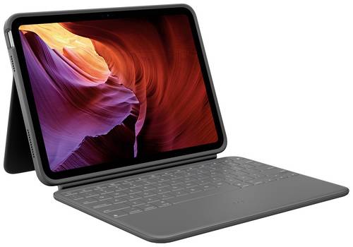 Logitech Rugged Folio Tablet-Cover Apple iPad 10.9 (Gen.10, 2022), iPad 10.9 (A16, 2025) 27,7 cm (10,9 ) Book Cover Schwarz