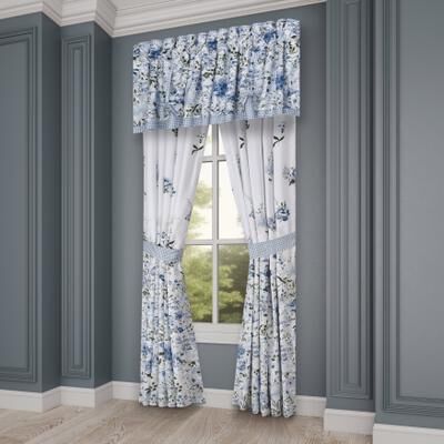 Kourtney 84 Inch Window Panel Pair by Royal Court in Blue (Size ONE SIZE)