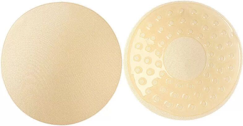 INF Unsichtbare selbstklebende BH-Nippelabdeckungen für trägerlose Kleider Beige