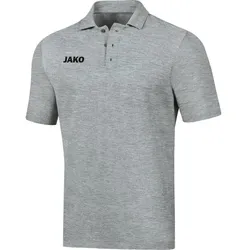 Jako Polo Base Kinder - hellgrau meliert - 140