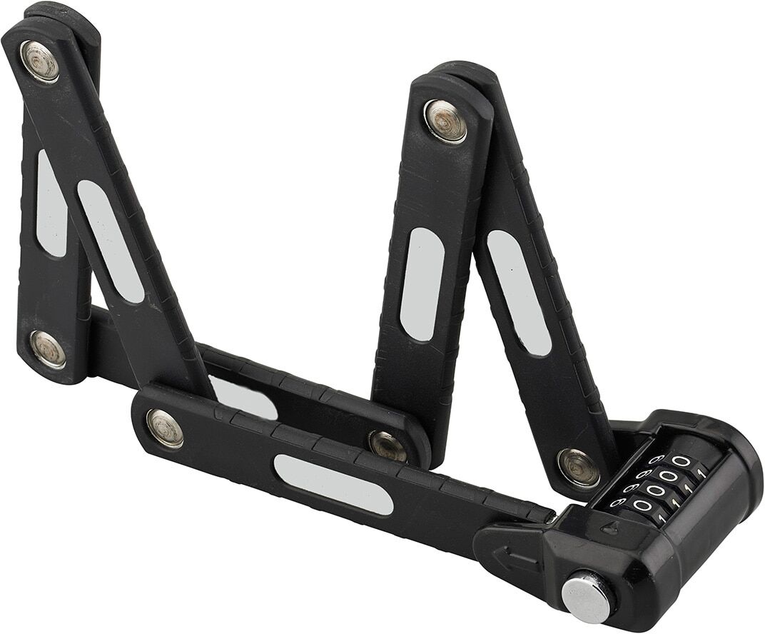 Thirard Antirrobo Plegable Acero Zebra con Combinación Modificable. Negro
