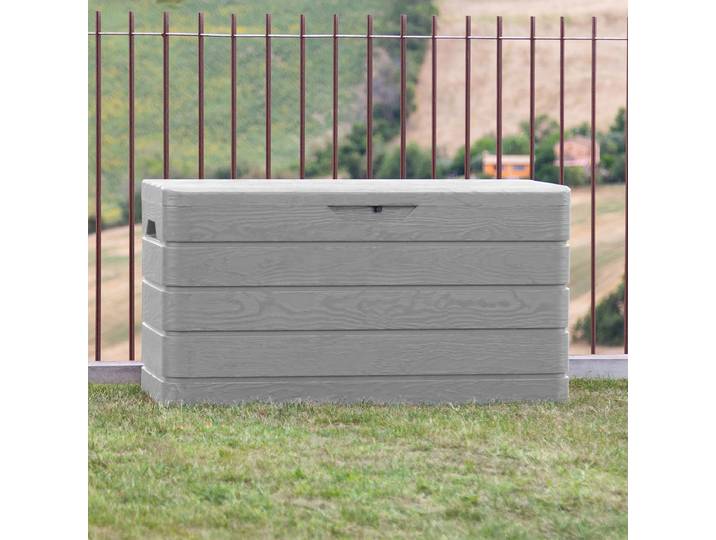 Auflagenbox Dolomiti 119 x 61cm Grau/Grau