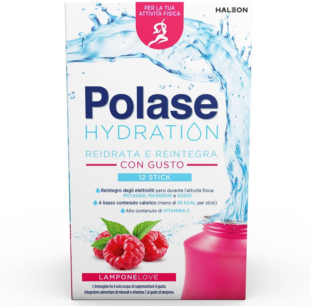 HALEON ITALY Srl Polase Hydration Magnesio e Potassio Lampone, 12 Stick