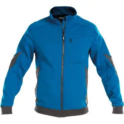 DASSY® Velox Sweatjacke - azurblau/anthrazitgrau - XS