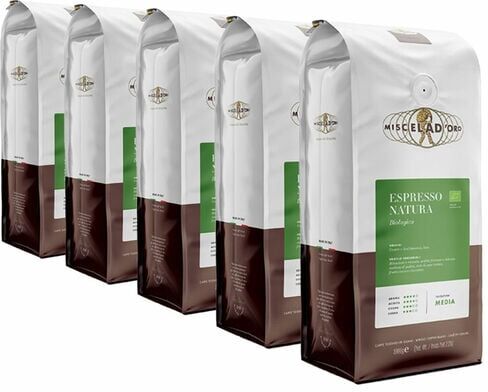 miscelaDOro Miscela D'oro - Espresso Natura - Bio-kaffeebohnen 5 Kg - MaxiCoffee