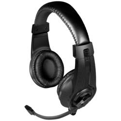SpeedLink LEGATOS Over Ear Headset kabelgebunden Stereo Schwarz Headset Gaming SL-860014-BK
