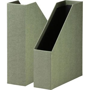 Rössler-Papier Stehsammler 1318452670, S.O.H.O., A4, Pappe, sage, 3 Stück