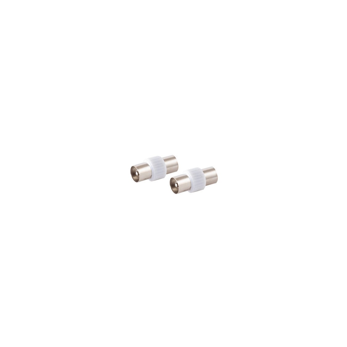 S-CONN Coaxiale adapter mannelijke connector naar mannelijke connector