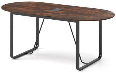 "71"" Conference Table Large Oval Meeting Table Executive Table"
