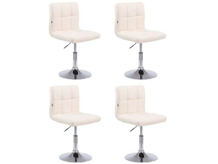 -CLP-Lot de 4 chaises lounge Palma V2 en similicuir ajustable et pivotant-Array