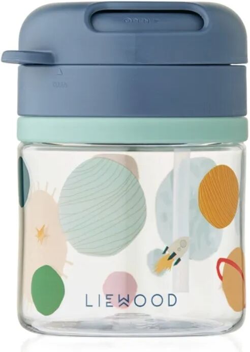 Liewood Tasse avec paille Pavia en tritan Universe/Classic navy taille unique
