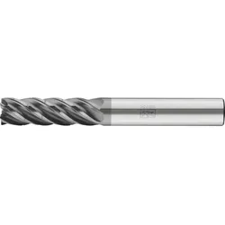 PFERD TOOLS VHM-Fräser Ø6mm, 5 Schneiden, mit Spanteiler, 3xDC, Radius 0,5mm, HB, Universal - 23000859