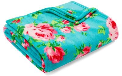 Betsey Johnson Bouqet Day Ultra Soft Plush Throw