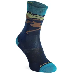 No Name, Herren, Sportsocken, Skarpety biegowe Darn Tough Ridge Runner Micro Crew Ultra-Lightweight - midnight rozmiar: l (43 - 45.50), Schwarz