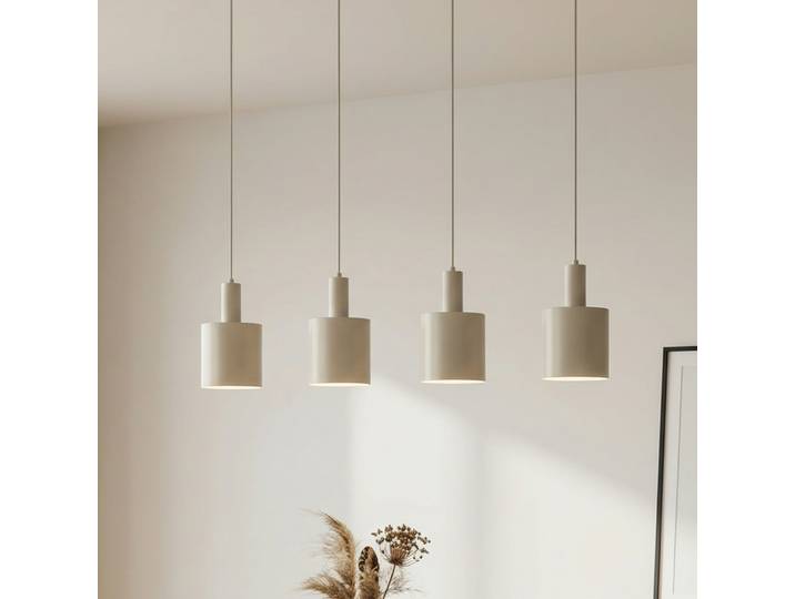 Ovelia 4 Suspension Beige - Lindby - Cuisine - Moderne - Métal - Multi-ampoules