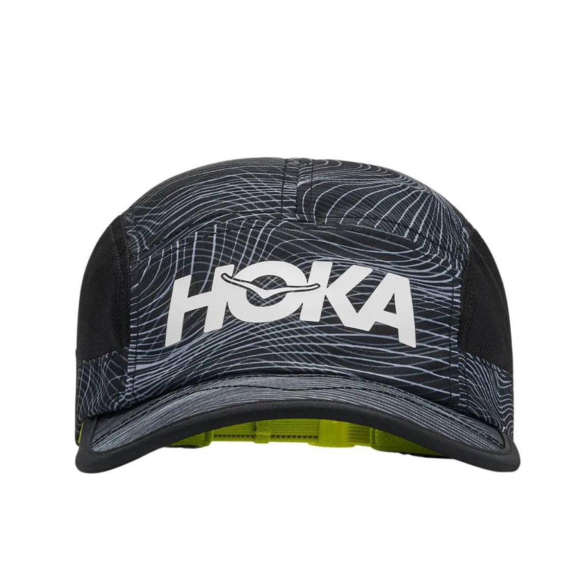Boné Hoka Run Preto Branco Unisex