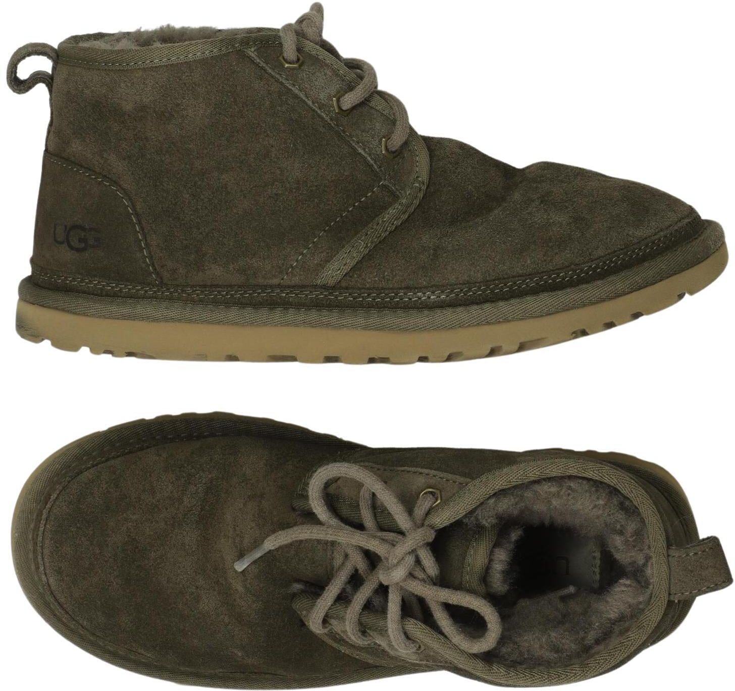 UGG Damen Stiefelette, Grün, Gr. EU 39, Leder - Second Hand