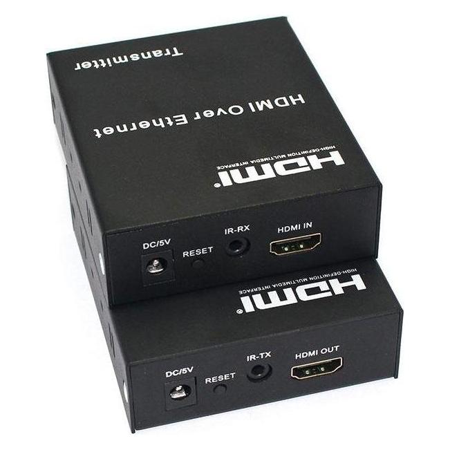 PremiumCord HDMI extender na 120m, over IP, jeden vysílač na více přijímačů (Extender) (khext120-2)