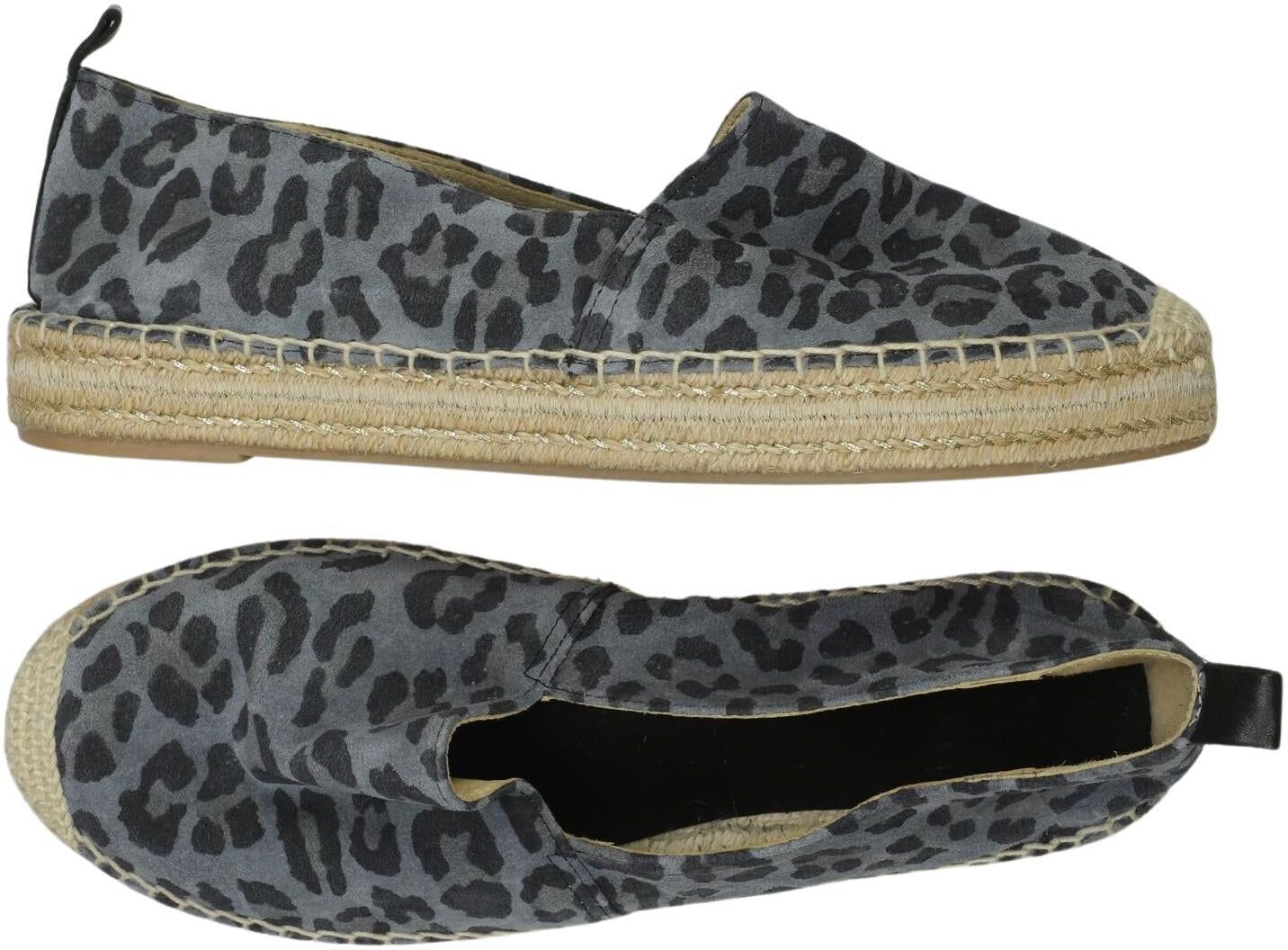 Billi Bi Damen Halbschuh, Grau, Gr. EU 38, Leder - Second Hand